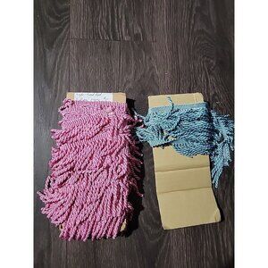 Bullion Twisted Fringe Hand Dyed Pink Blue Sewing Upholstery Crafts 2.5in  New